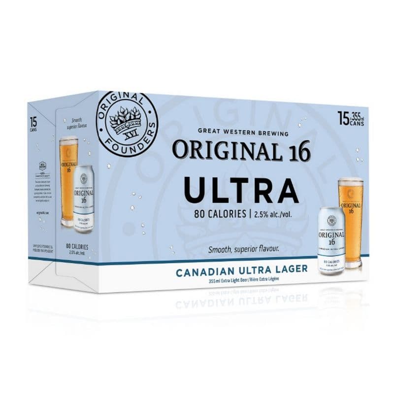 Original 16 Ultra Lager (15 x 355 ml Cans)