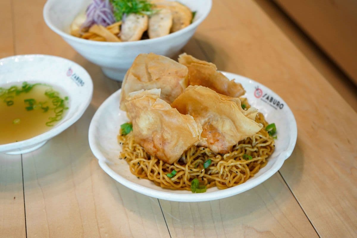 CRISPY SHRIMP WONTON NOODLES
