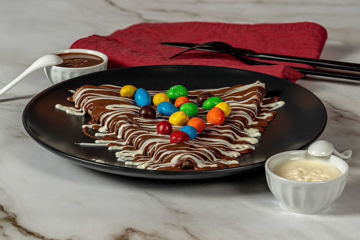 M&M’s Chocolate crepe