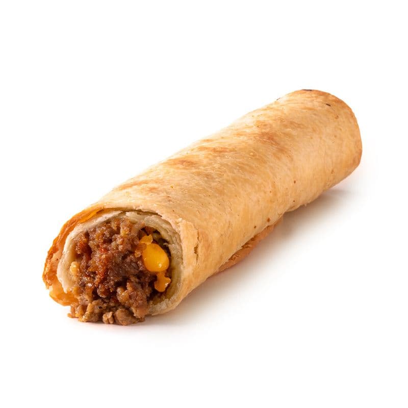 Cheesy Crisp Beef Burrito
