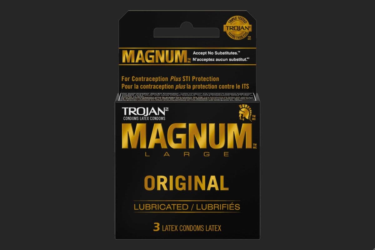 Trojan Condoms Magnum Lubricated 3 Pack
