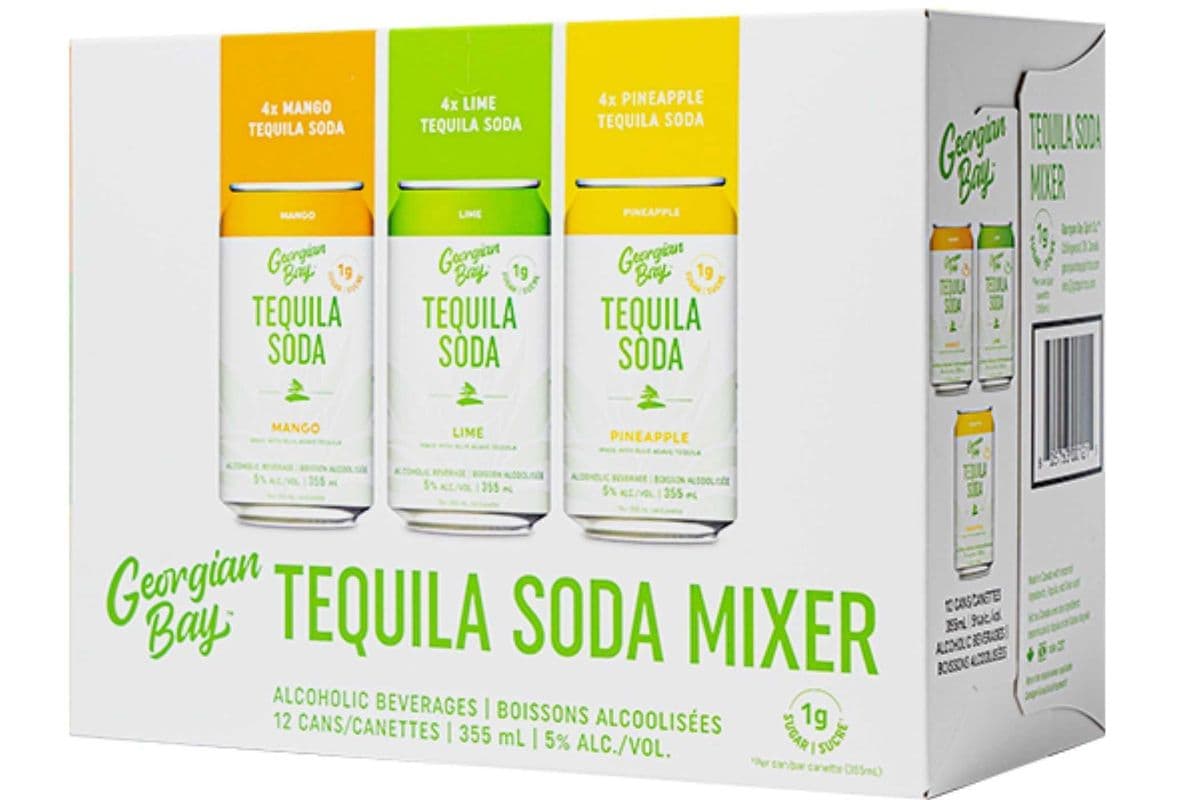GEORGIAN BAY TEQUILA SODA MIXER (12 PACK) (12 x 355ML CAN)