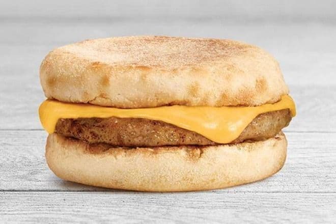 English Muffin Sausage & Cheddar
