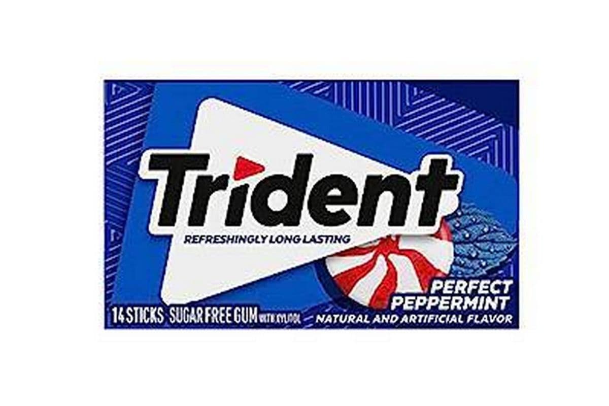 Trident Perfect Peppermint Gum (14 pcs)