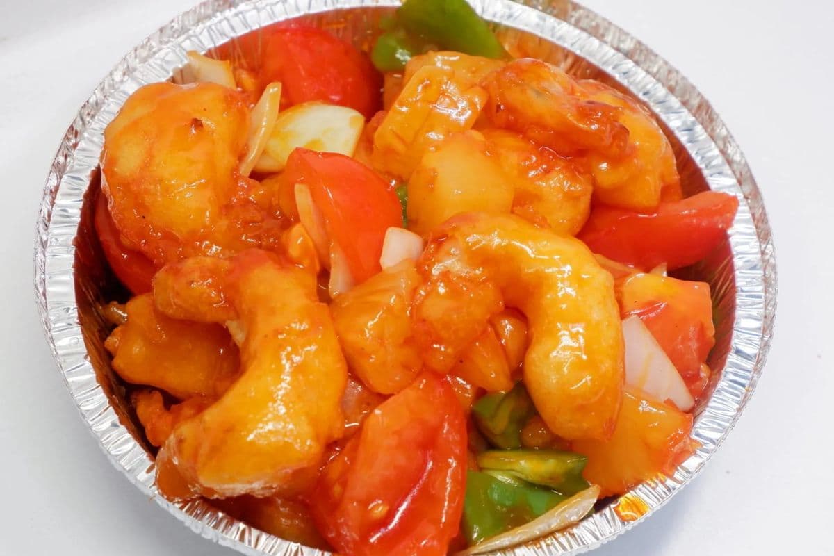 54. Sweet-and-Sour Prawns