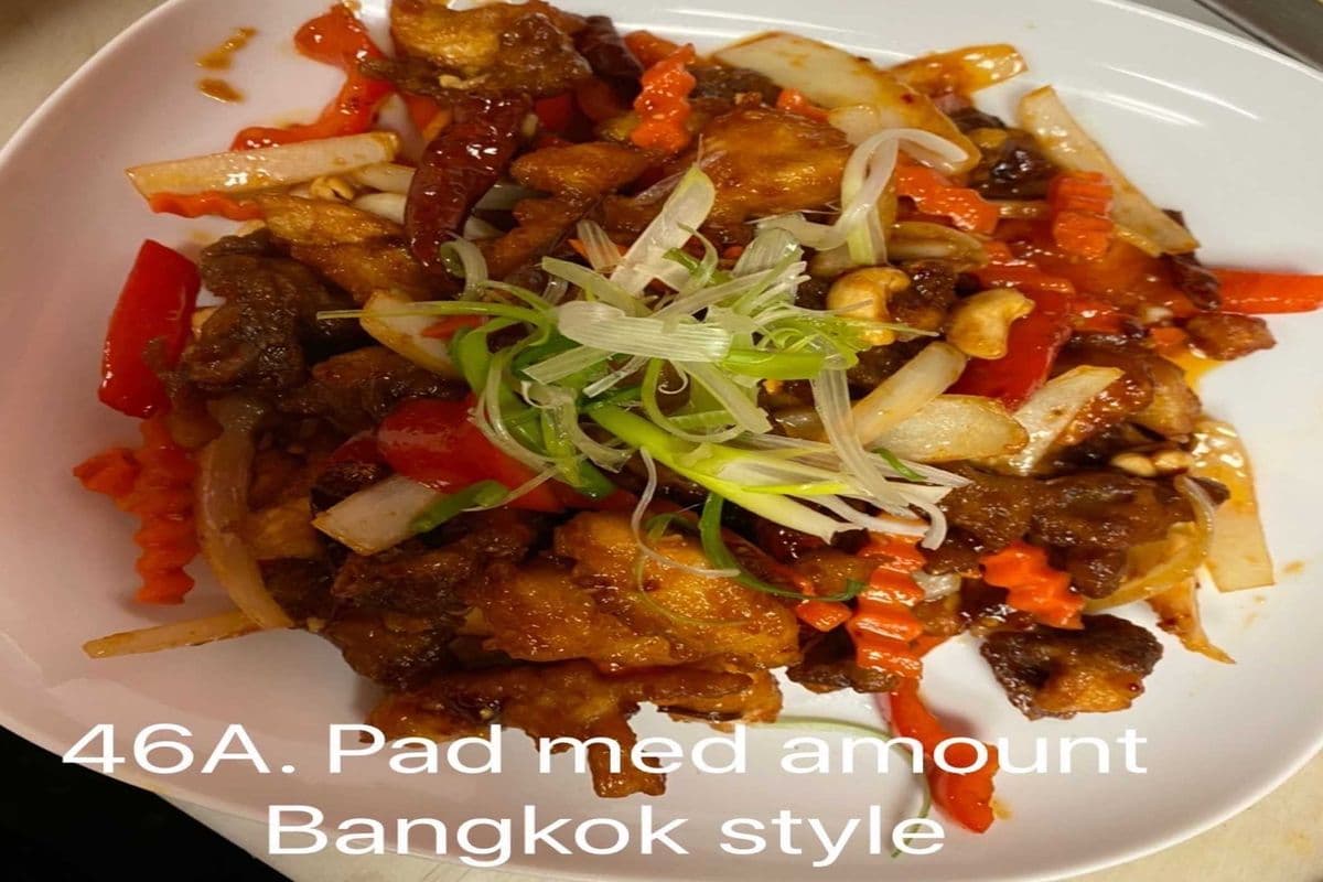 46A. Pad Med Mamoung Bangkok Style