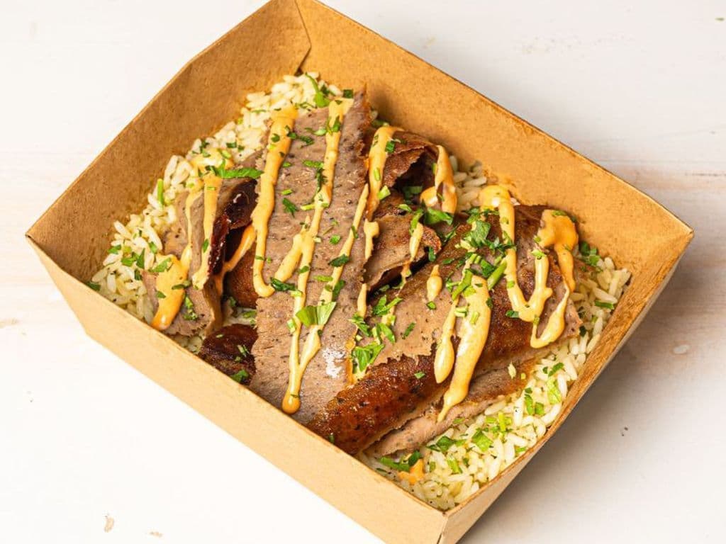 Traditional Gyro Box + Rice