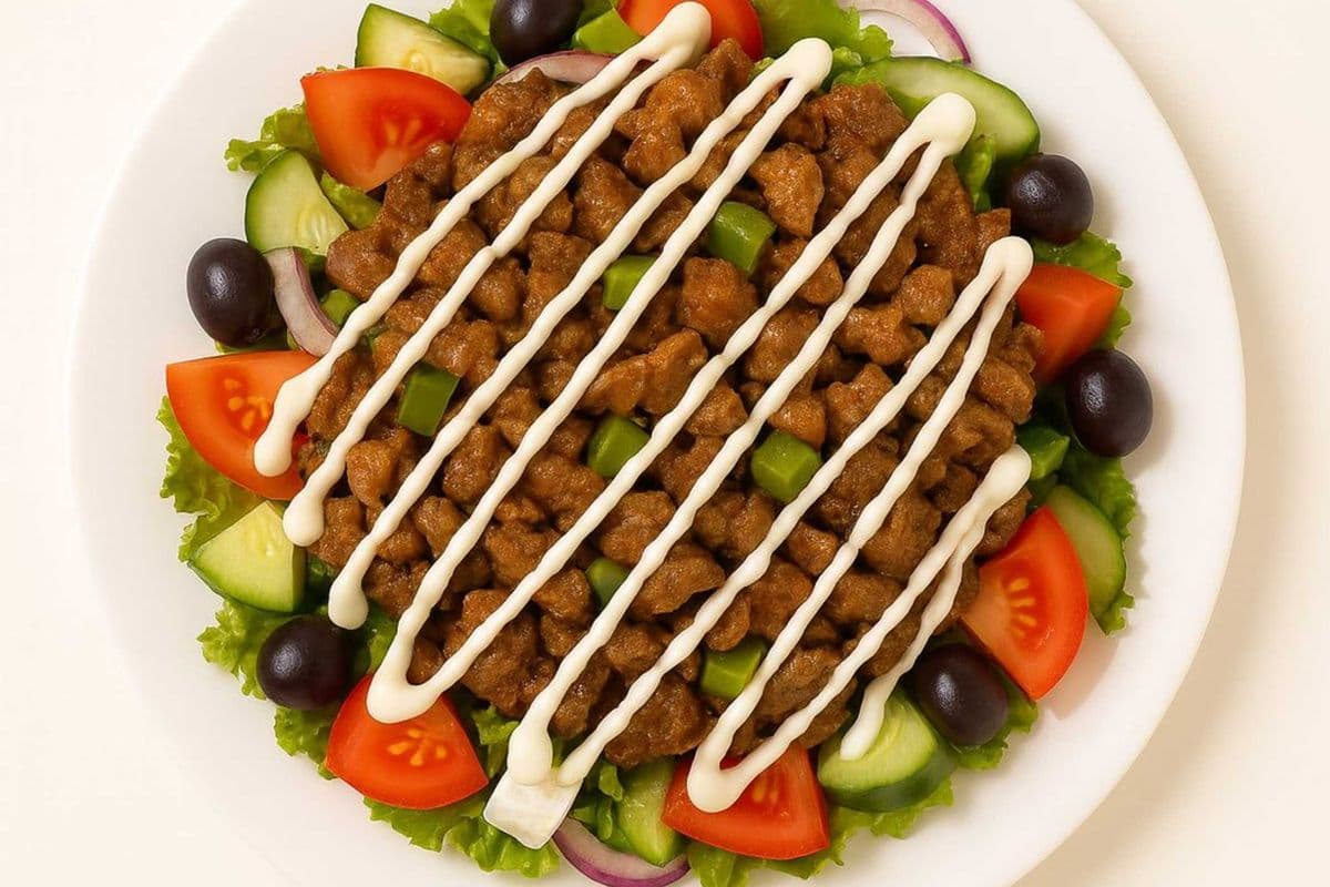 Alley Lamb on Ice Salad