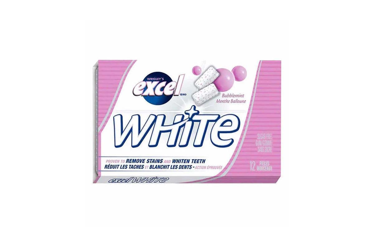 Excel White Bubblemint 12pcs
