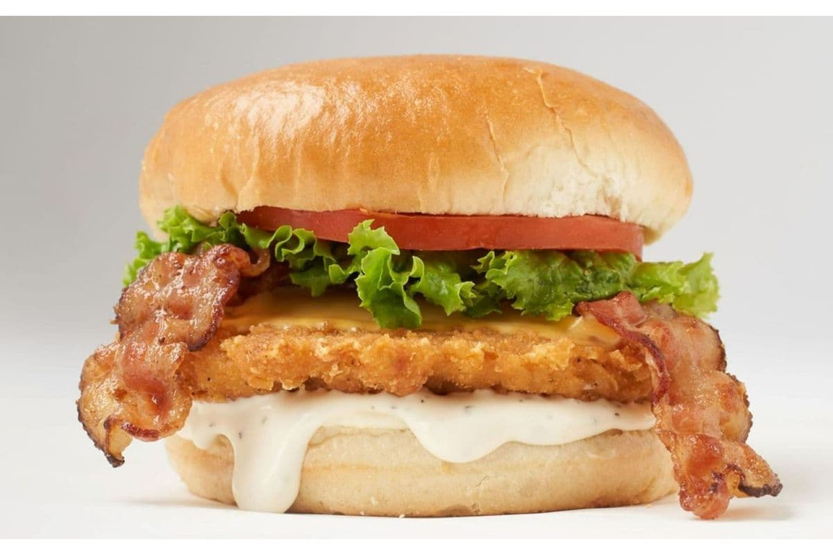 Bacon Ranch Chicken Burger