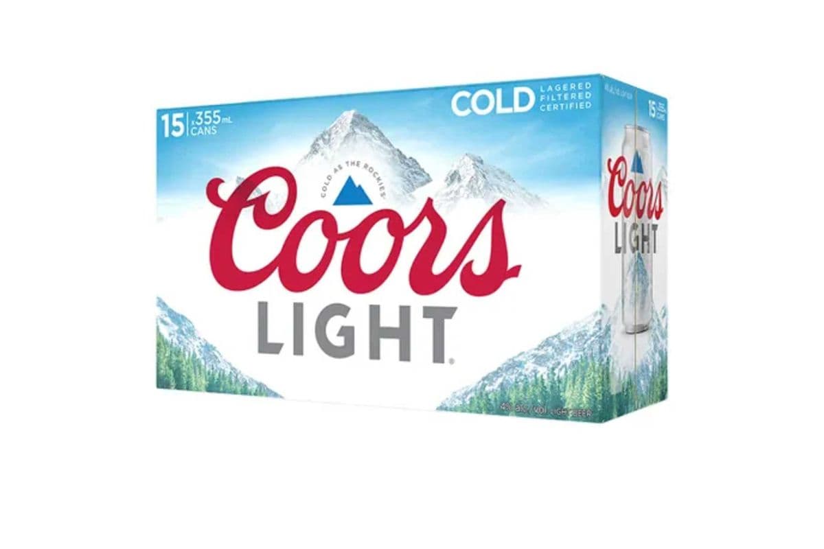 Coors Light Lager 15 Pack (15 x 355ml) (15 x 355ml)