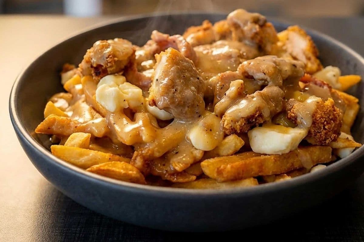 crispy chicken Poutine