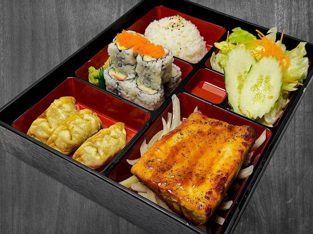 Salmon Teriyaki Bento