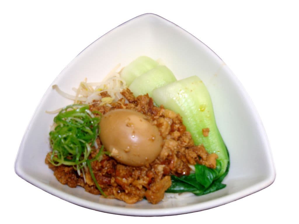 Meat Sauce Noodle with Marinated Egg（乾麵）