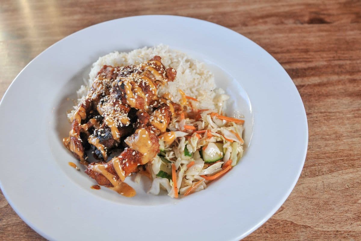 Korean Chicken Rice Bowl