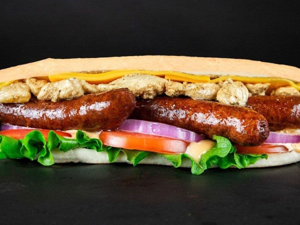 Sandwich Merguez & Poulet / Merguez & Chicken Sandwich