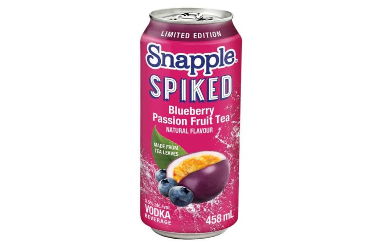SNAPPLE SPIKED BLUEBERRY PASSION FRUIT TEA (1 x 458 ML)
