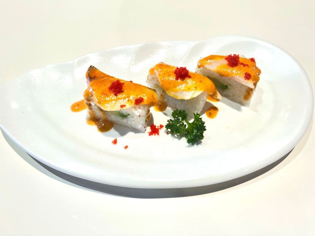 Torched Snapper Oshi Sushi(3pcs)
