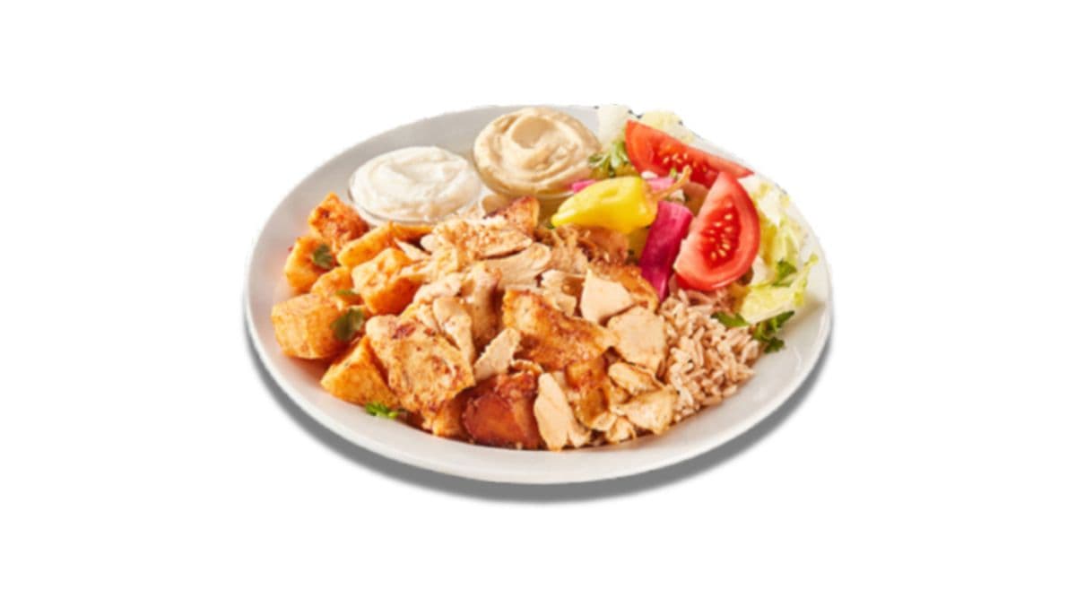 Assiette Shish-Taouk poulet / Chicken shish-taouk plate