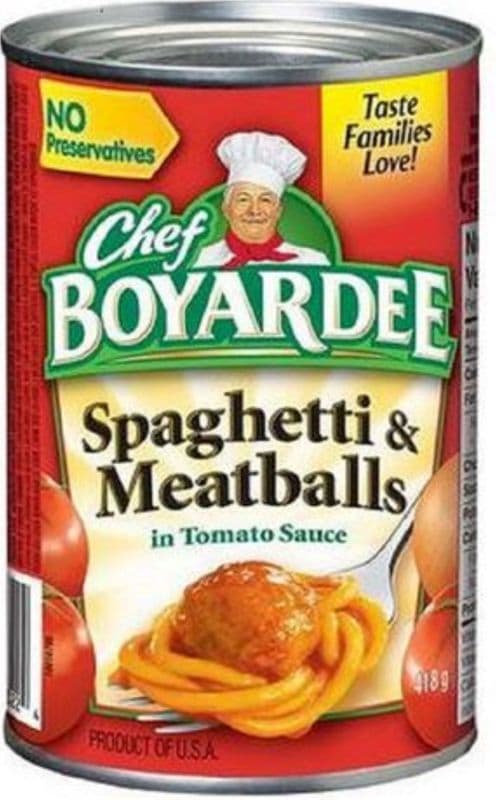 Chef Boyardee Spaghetti and Meatballs (418 ml)