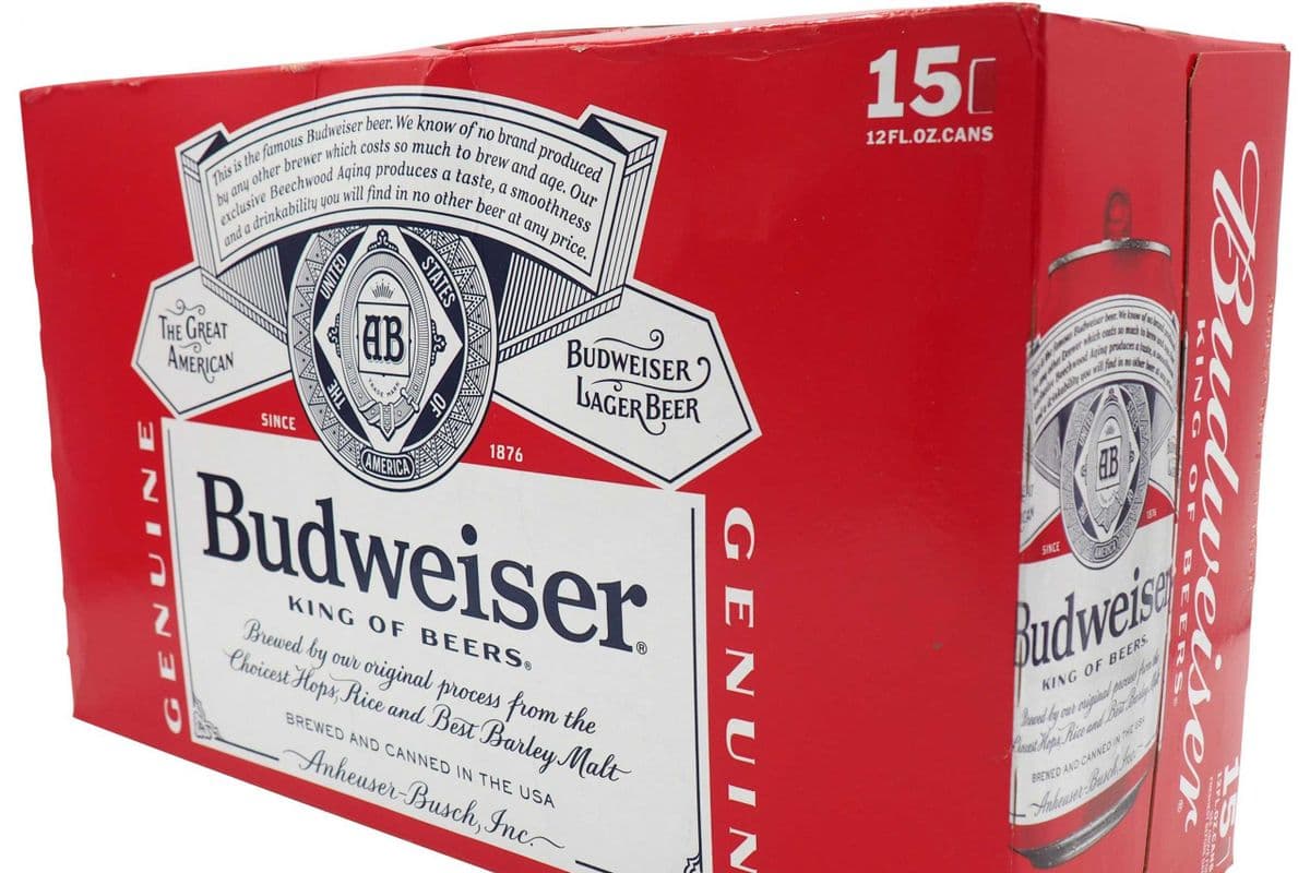 BUDWEISER (15 x 355 ML CANS) (15 x 355ML CANS)