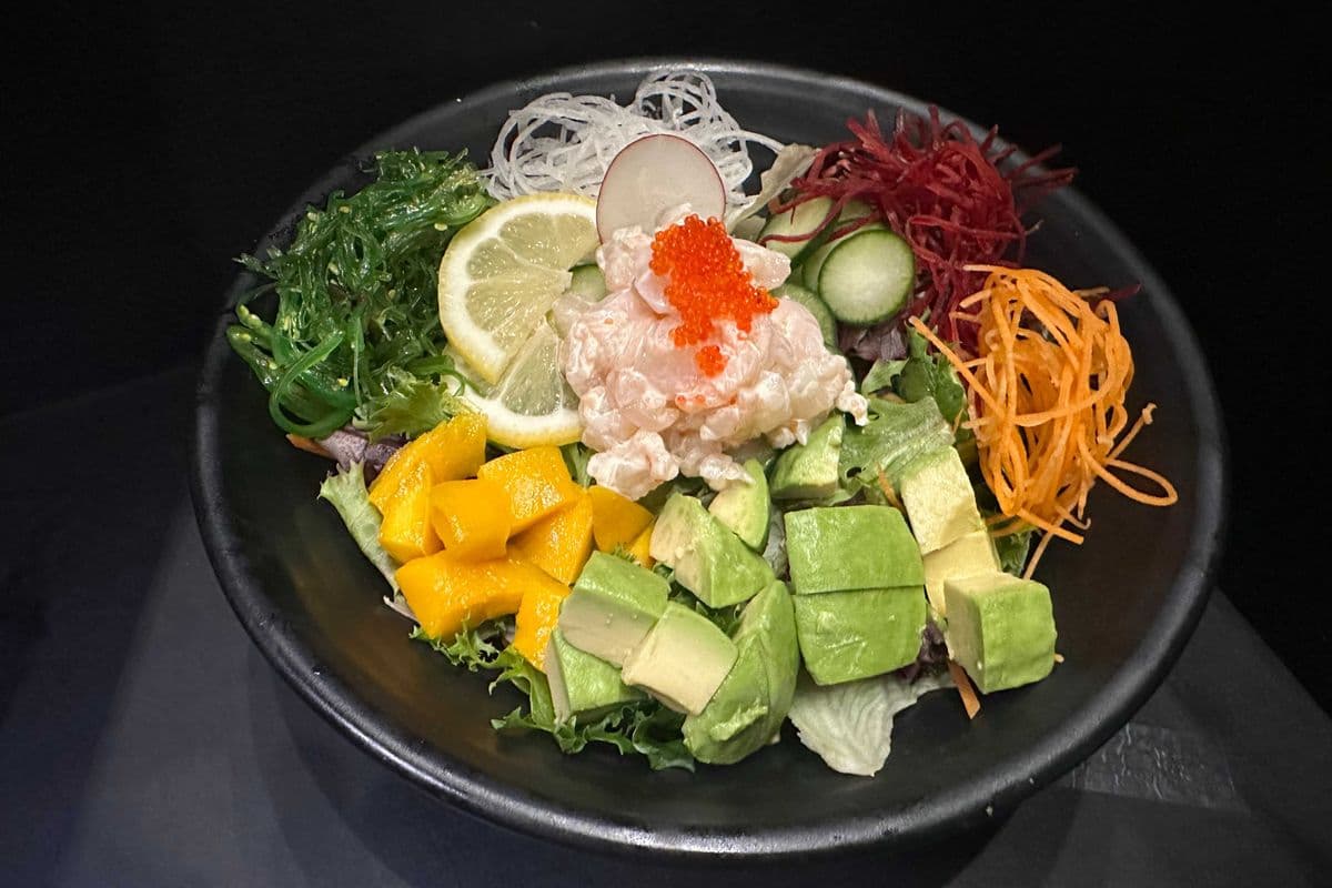 Chopped Scallop Poke Bowl