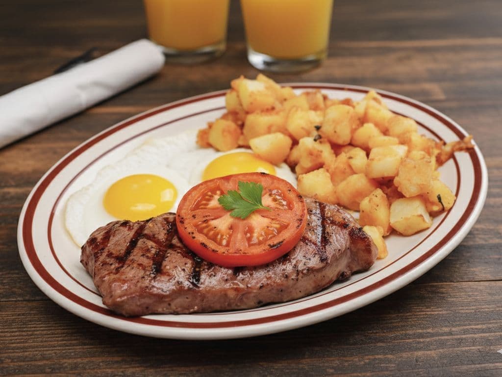 Steak and EGGS