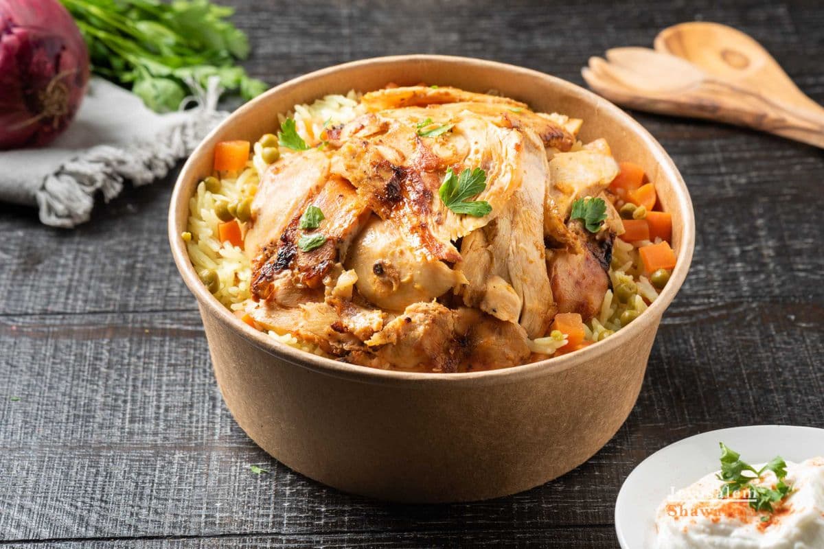 Chicken Shawarma Rice Bowl