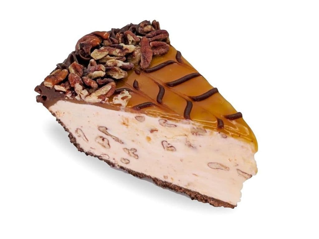 Turtle Ice Cream Pie Slice