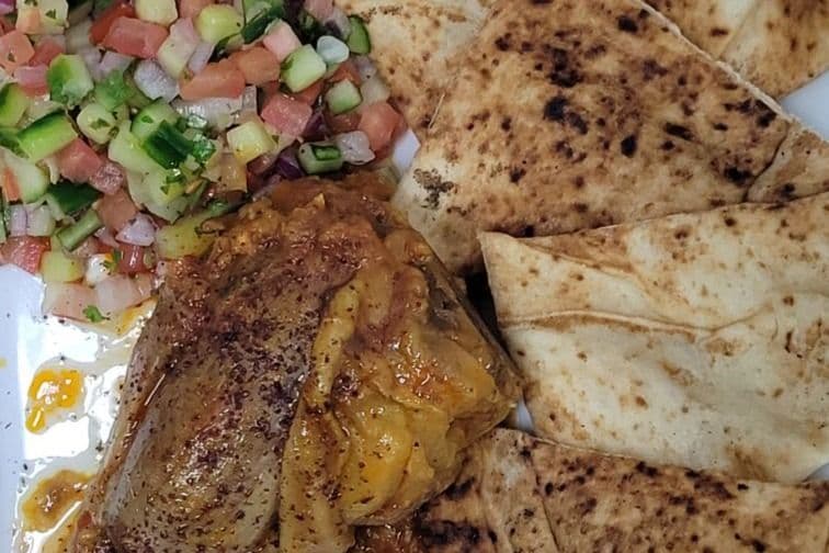 14. Lamb Shank with Naan Bread