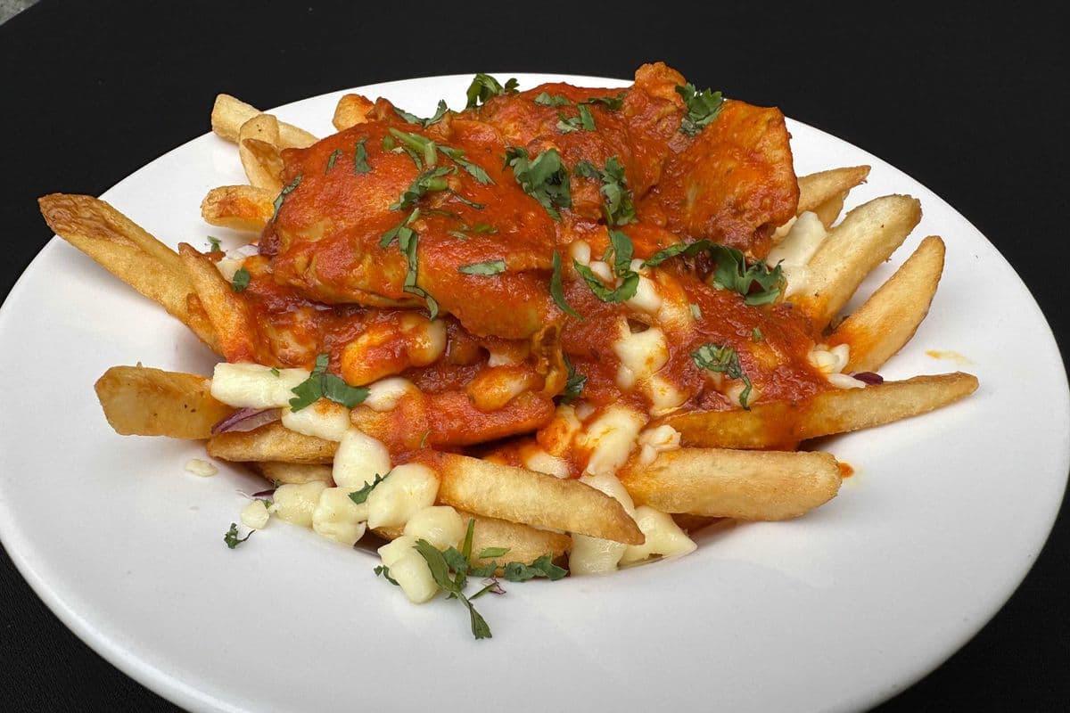 Butter Chicken Curry Poutine
