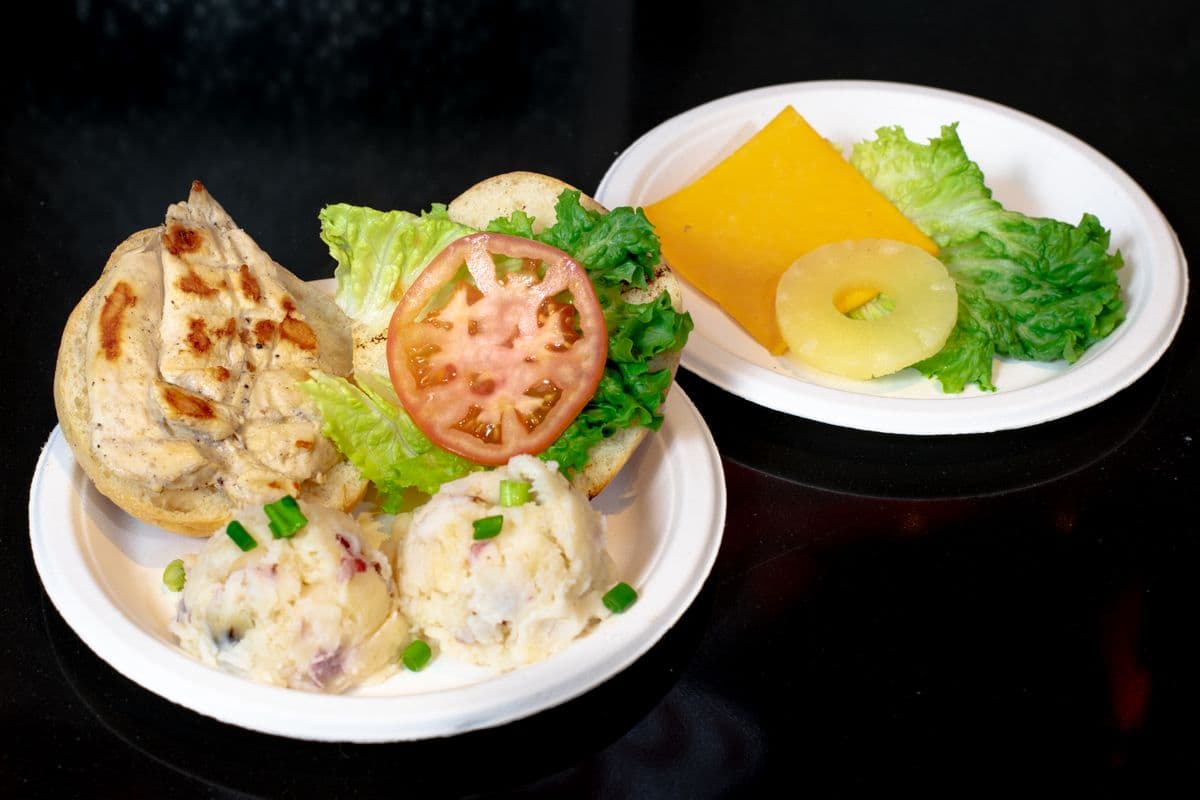 Peri Chicken Sandwich with One Side