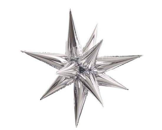 20" Magic Star Silver Foil Balloon