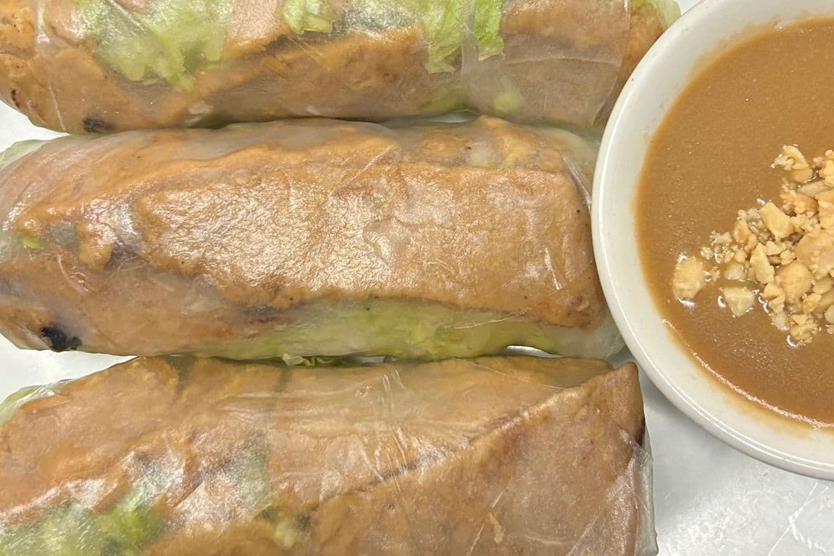 21. Grilled Pork Salad Rolls (3 Rolls)