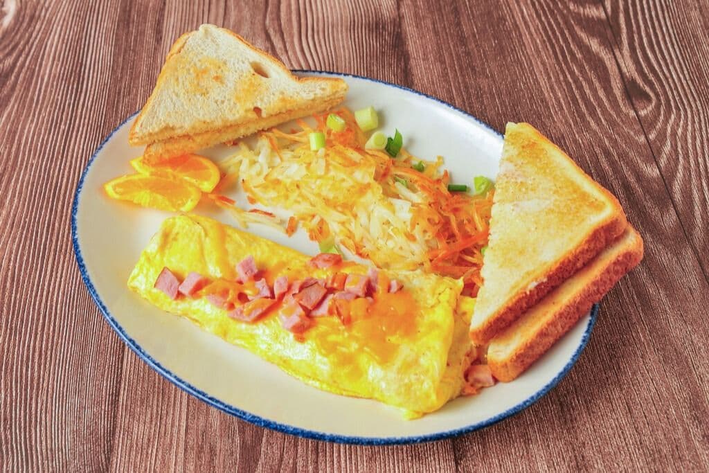Ham and Cheese Omelette