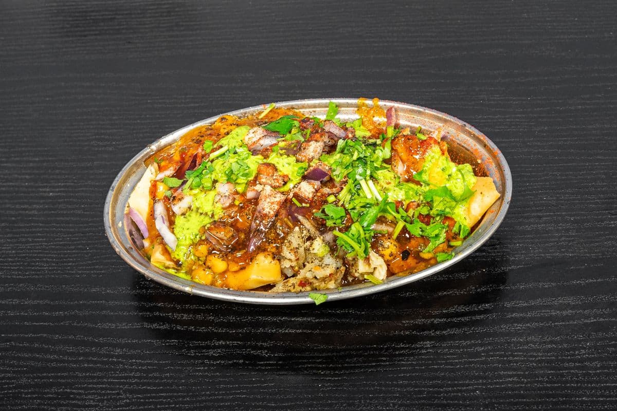 Samosa Plate with Channa