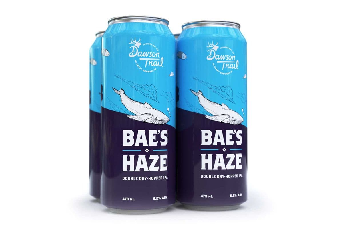 Bae's Haze - Double Dry-Hopped IPA (6 x 473 ml Can)
