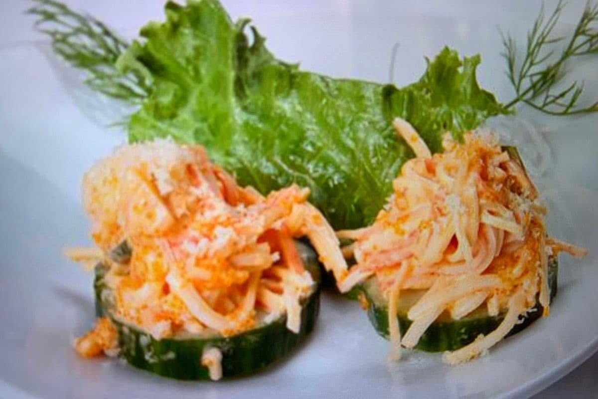 130. Crabe épicé Sashimi