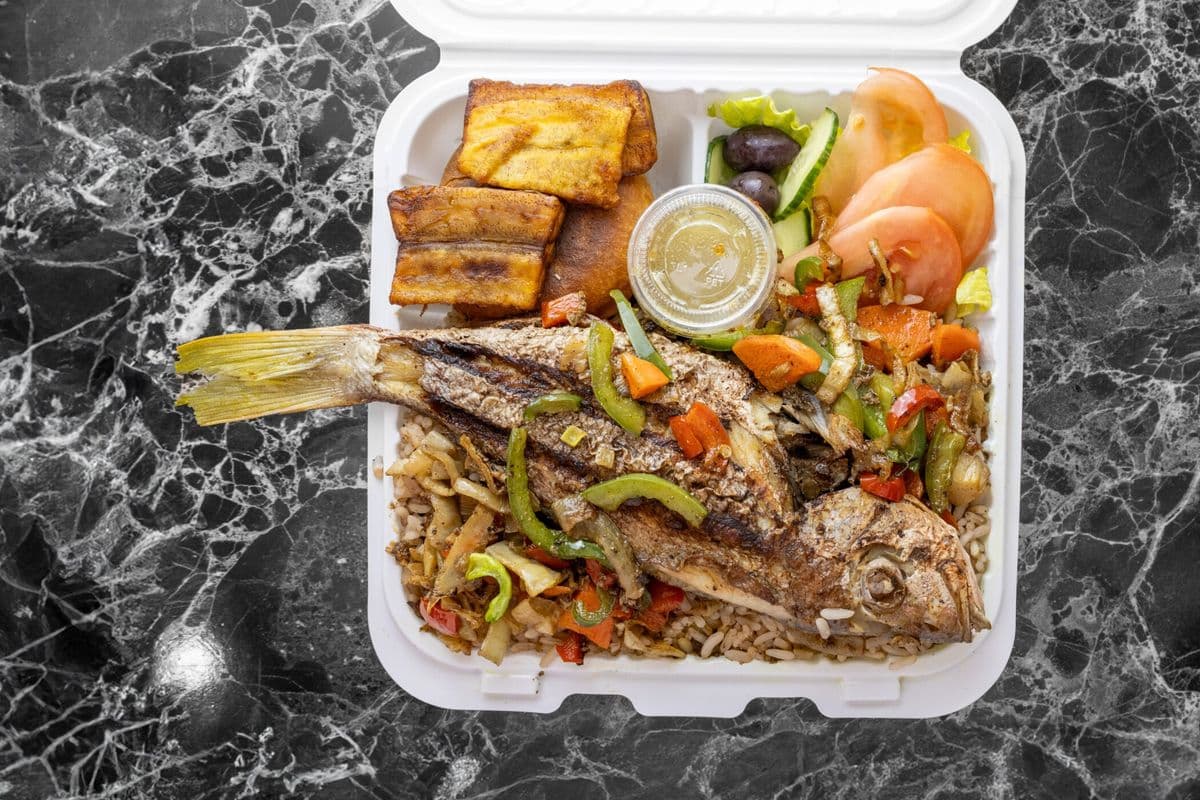 Fried Snapper Fish