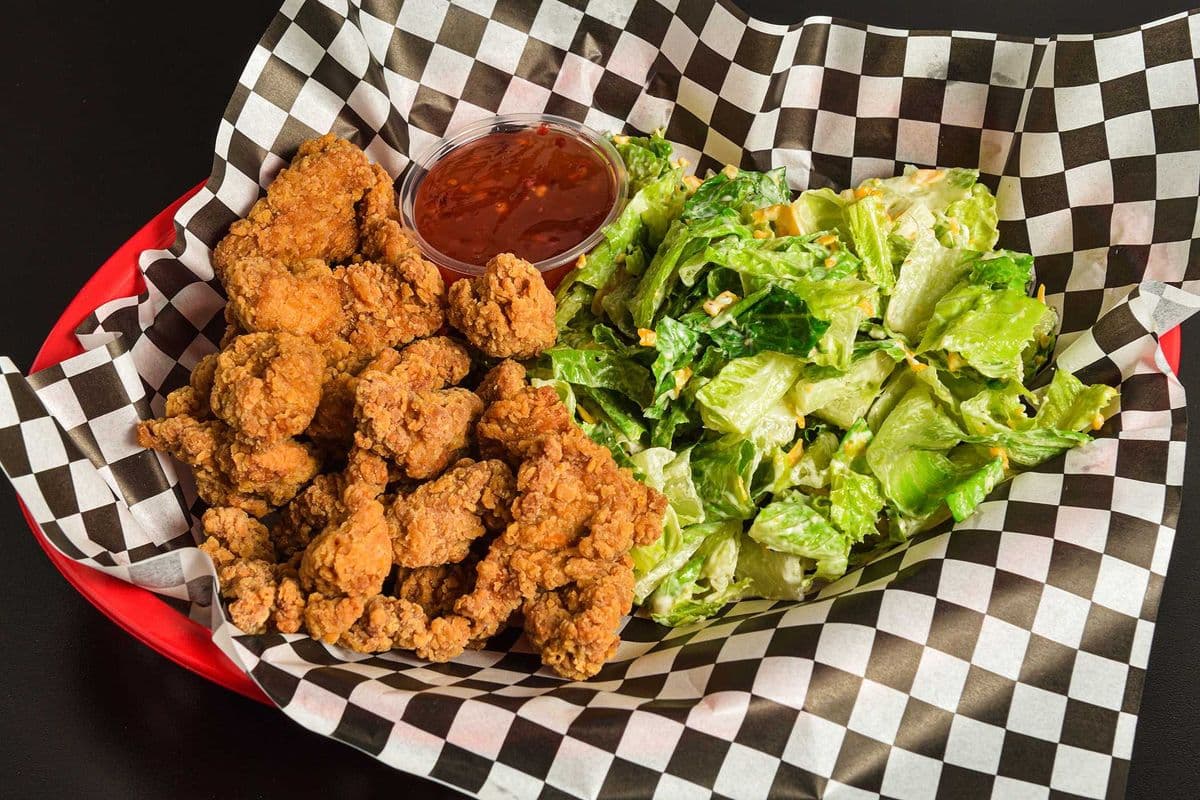Boneless Ribs and Caesar Salad Combo