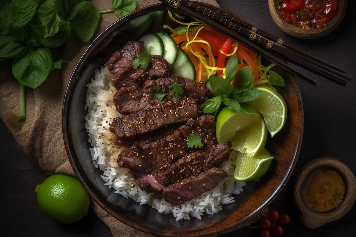 Beef Sate Rice