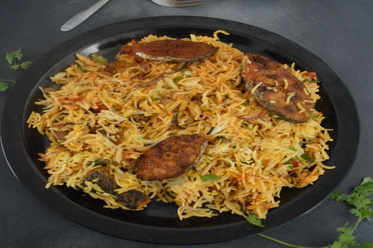 125. Fish Biryani (22oz)