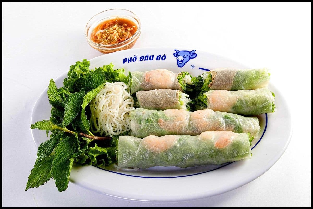 104. Vietnamese Fresh Rolls with Pork and Shrimp