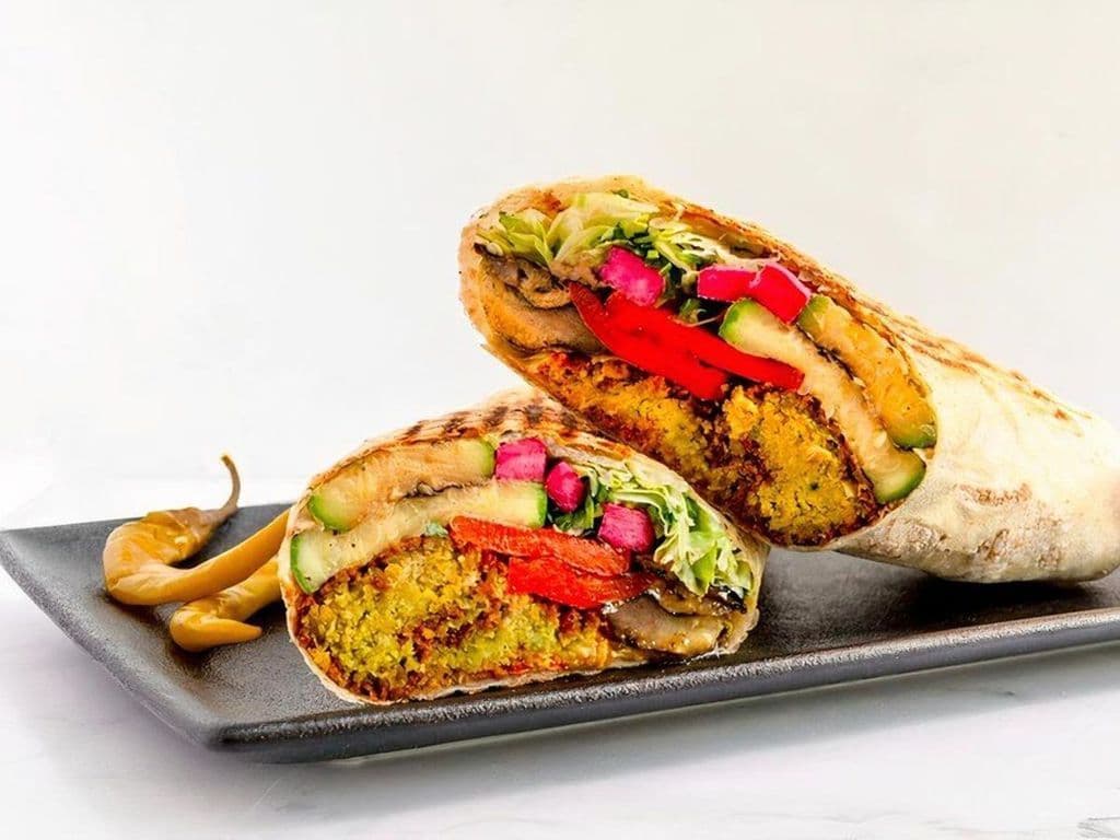 Falafel Saj Wrap
