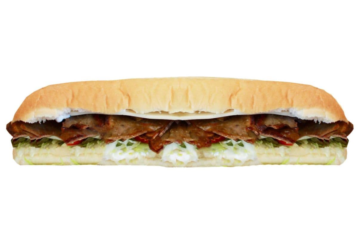 Large 12" Gyros Sub