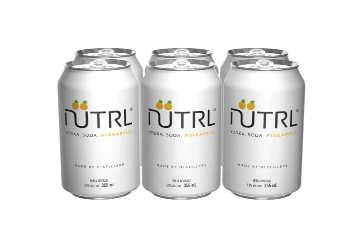 Nutrl Vodka Soda Pineapple-6PK (6 x 355ml)