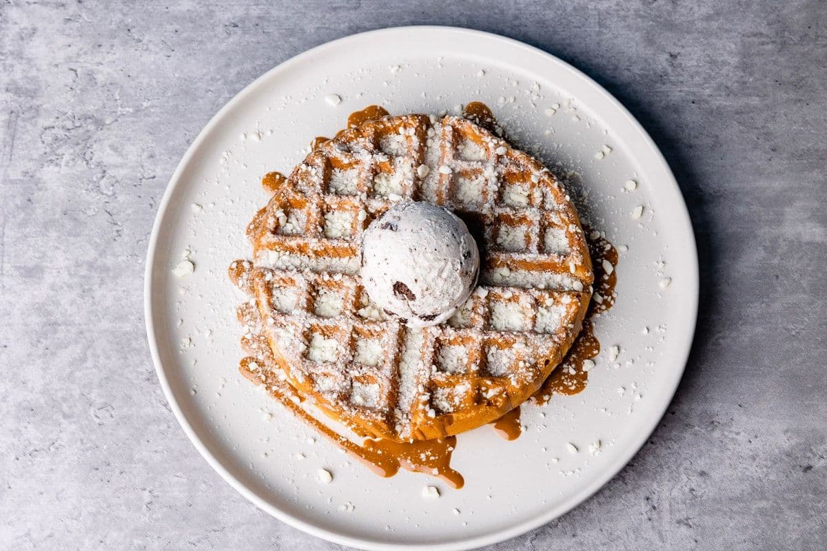 White Chocolate Waffle