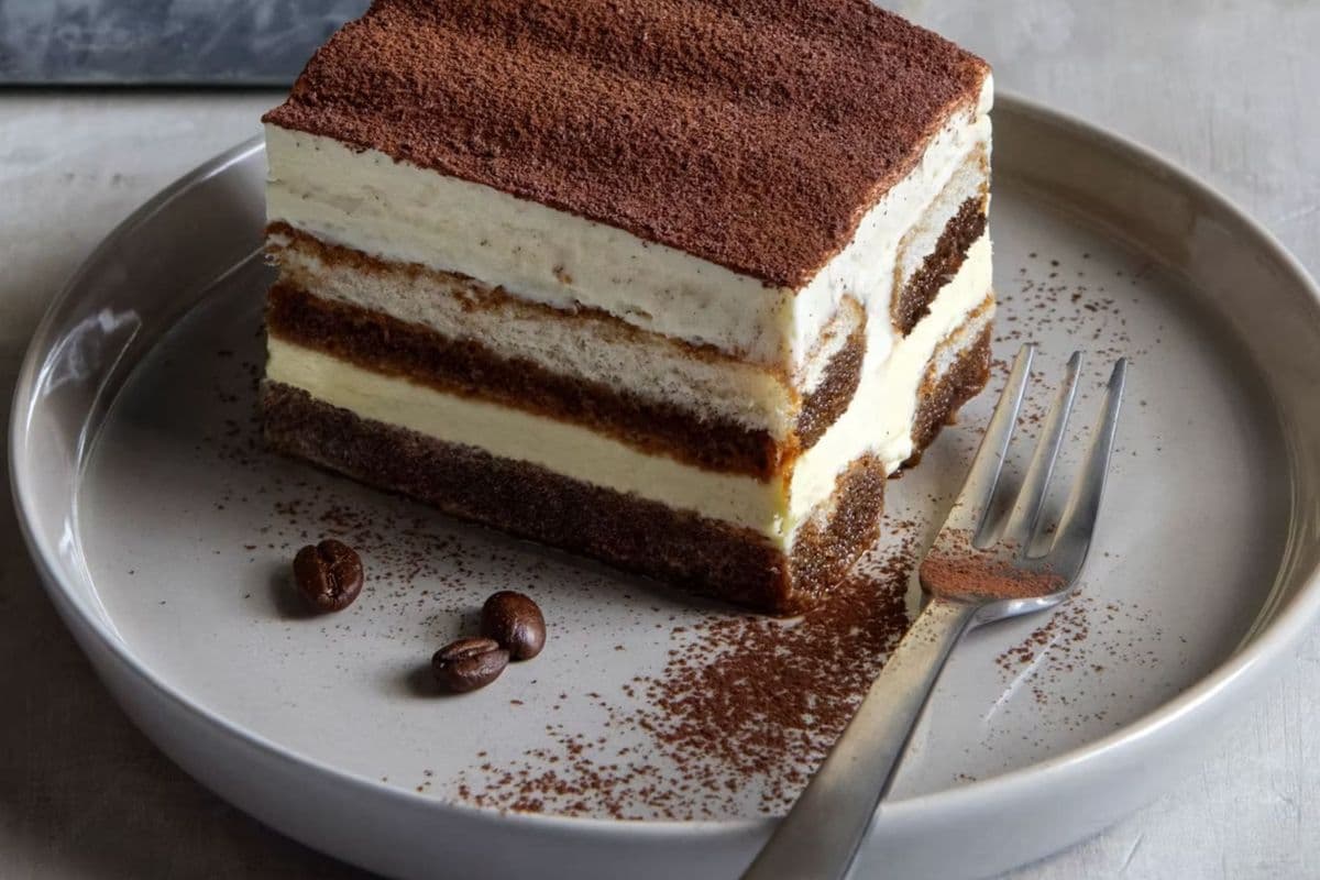 Tiramisu Cake Slice