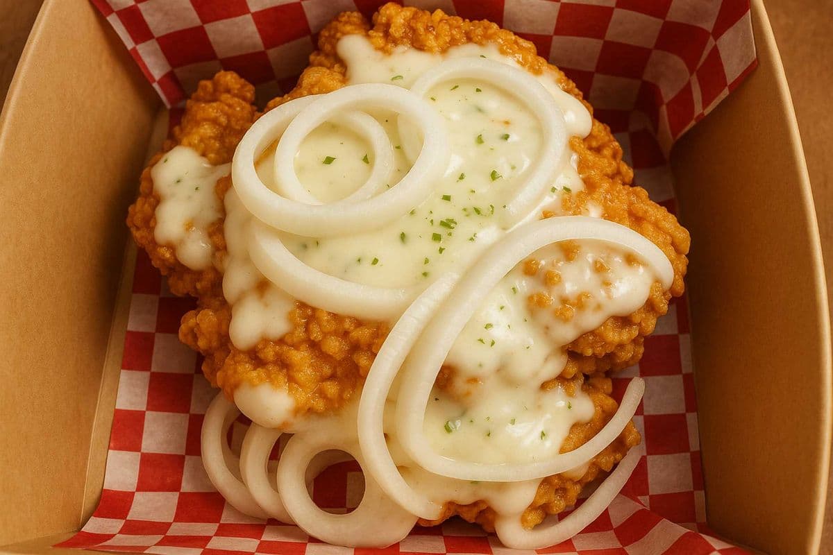 Creamy Onion Fried Chicken - New!!!!