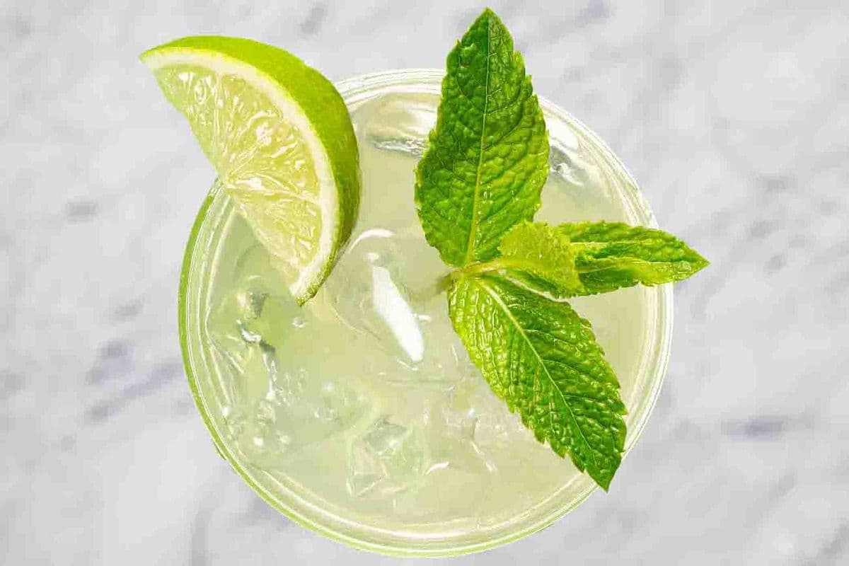 Fresh Squeezed Lime and Soda